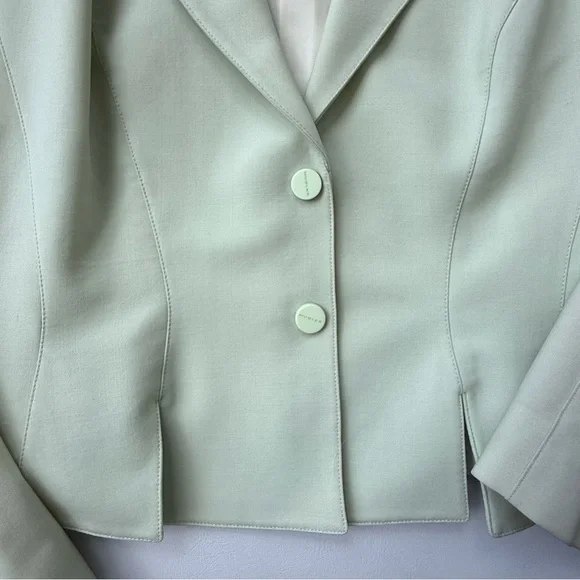 Tailleur Thierry Mugler 44/46 skirt+jacket Yellow no tag size - Picture 7 of 9